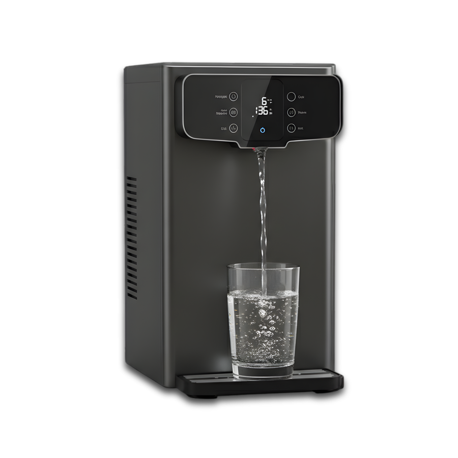 Vue de 3/4 de l'Osmoseur Inversé Modèle 7 Aquaclaris